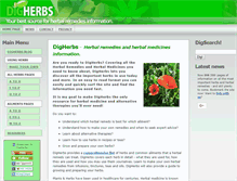 Tablet Screenshot of digherbs.com